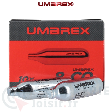 10 cartouches CO2 Umarex 8 grammes