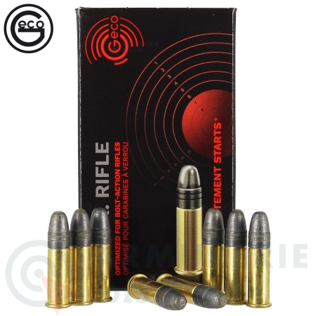50 cartouches Geco Rifle 40 gr 22LR