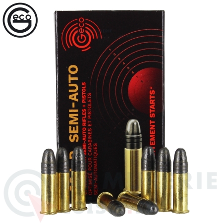 50 munitions Geco Semi-Auto 40 grains 22LR