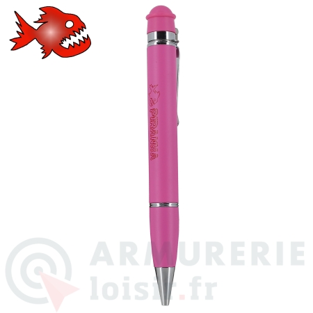 Stylo &agrave; bille au poivre OC Piranha rechargeable rose