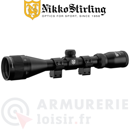 Lunette Nikko Stirling 3-9X40 Mount Half Mildot