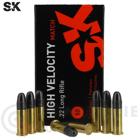Cartouches SK High Velocity Match 22lr 40gr