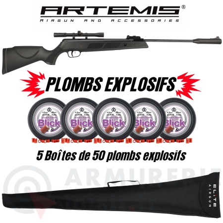 Pack Snowpeak SR1000S plombs explosifs (19.9 joules)
