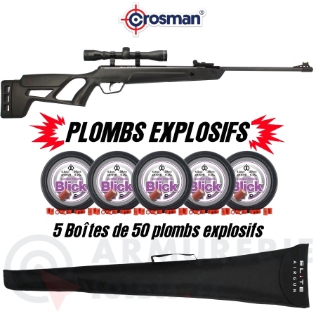 Pack EXPLOSIF Crosman Vital Shot 4.5mm (19.9 joules)