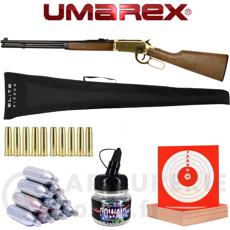 Umarex Legends Cowboy Rifle dor&eacute; CO2 4.5BB's (7.5 joules)