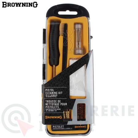 Kit de nettoyage Browning pour pistolets .22 .38 .45...