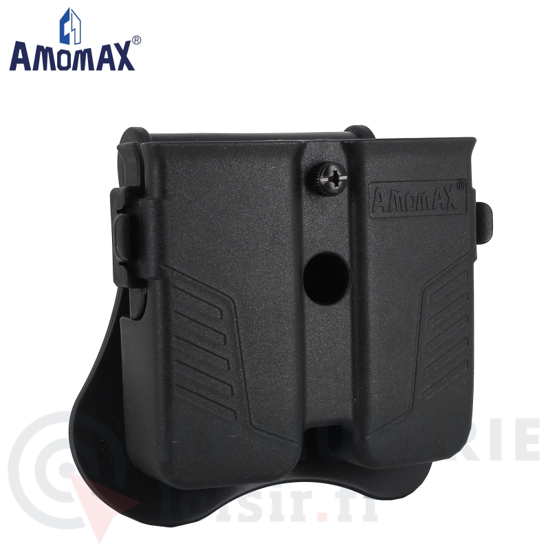 Amomax porte chargeur universel reglable noir