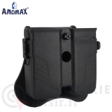 Amomax porte chargeur universel reglable noir