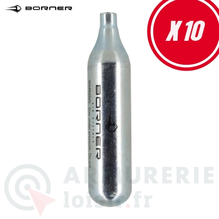 10x Cartouches CO2 Borner 12g