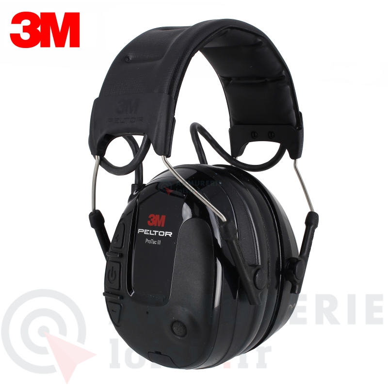 Casque de tir anti-bruit 3M Peltor Protac III Slim Headset (21 dB)
