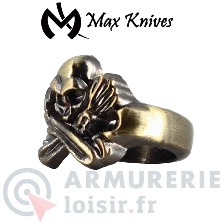 Max Knives bague t&ecirc;te de mort PA32