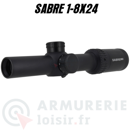 Lunette Sabre 1-8X24 r&eacute;ticule Lumineux