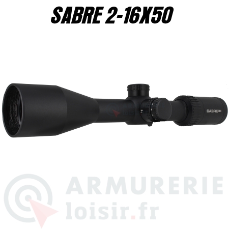 Lunette Sabre 2-16X50 r&eacute;ticule Lumineux