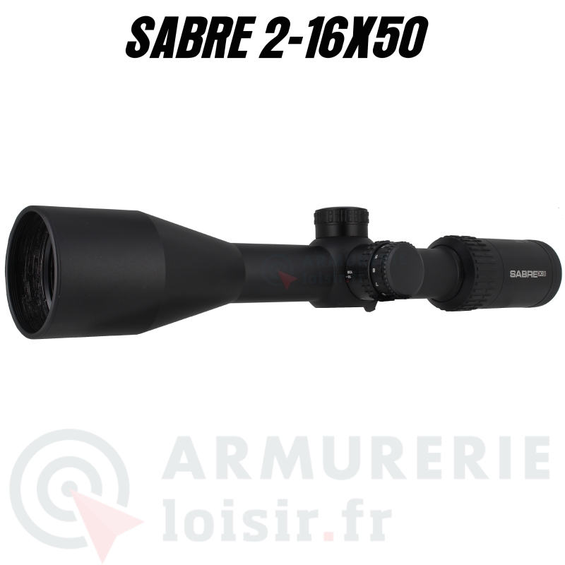 Lunette Sabre 2-16X50 r&eacute;ticule Lumineux