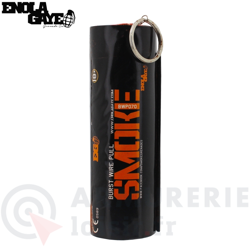 Grenade fumig&egrave;ne &agrave; goupille Enola Gaye Twin Orange