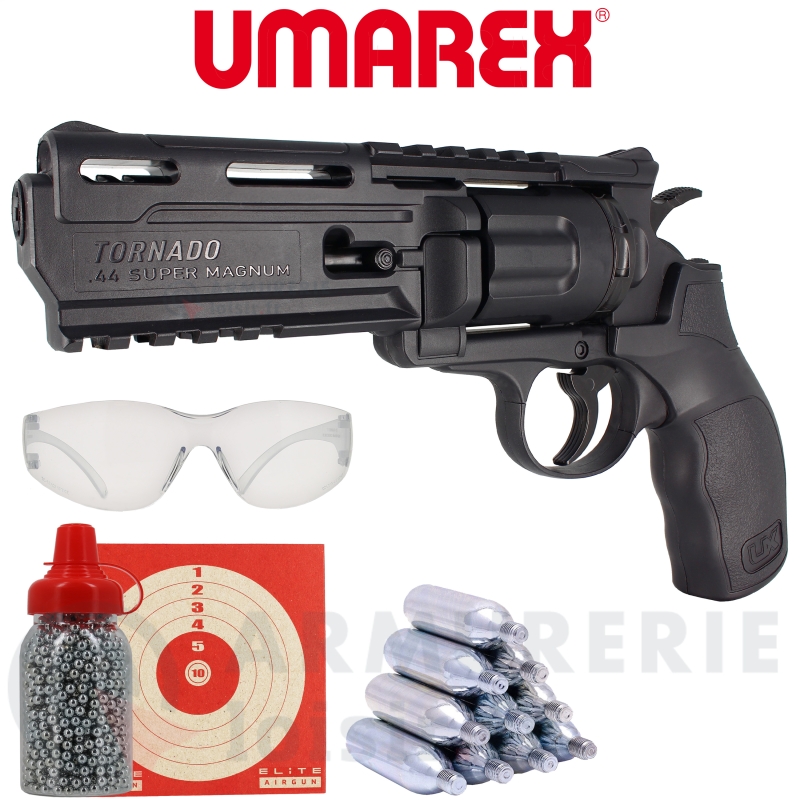 Pack revolver Umarex UX tornado CO2 BB 4.5 (2,5 joules)