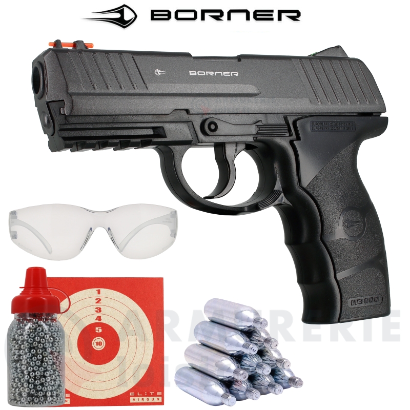 Borner W3000 Culasse m&eacute;tal - 4.5mm BB (3 joules)