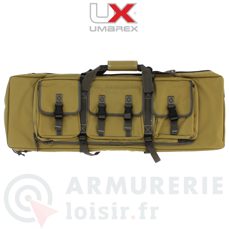 Housse UX tactique 2 armes tan 92cm