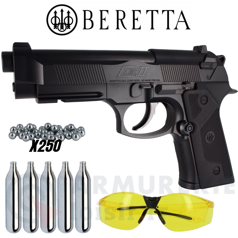 Pack Beretta 92 Elite II (2) CO2 BB Umarex (3 joules)