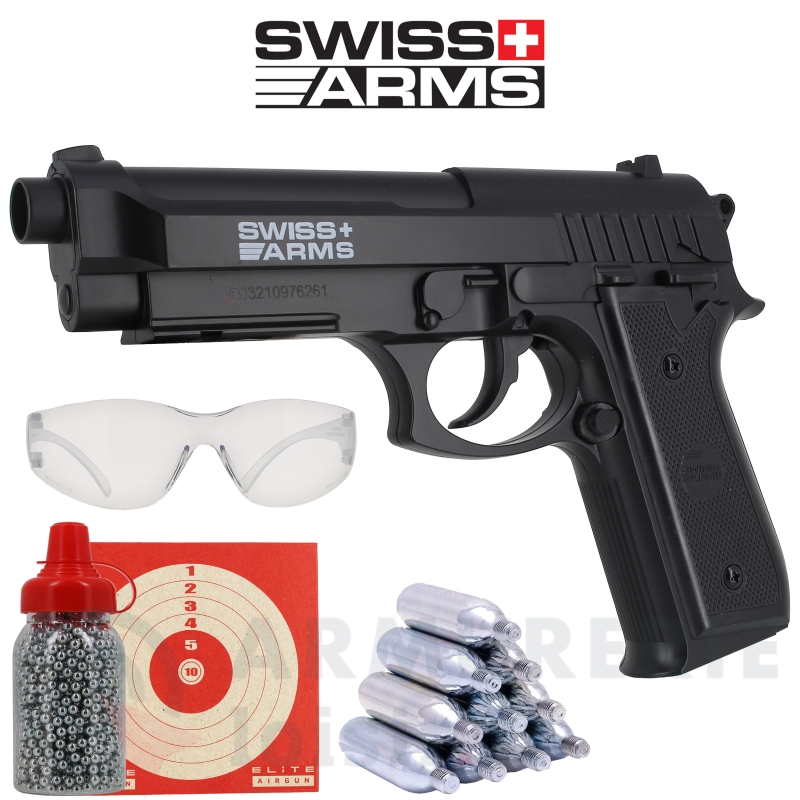Pistolet CO2 Swiss Arms SA P92 (2.1 joules)