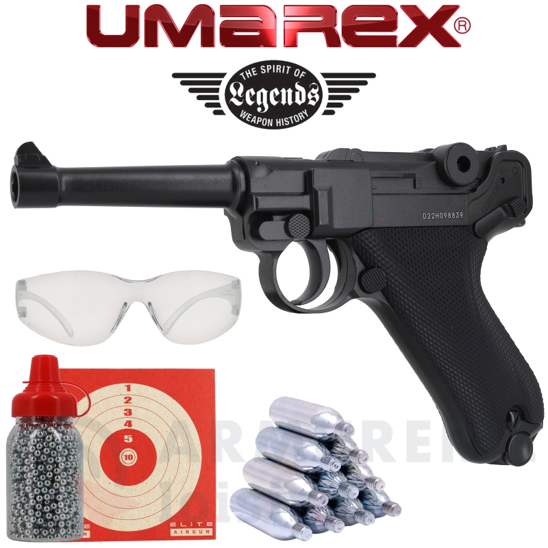 Luger Legends P08 CO2 Umarex - 4.5mm (3 joules)