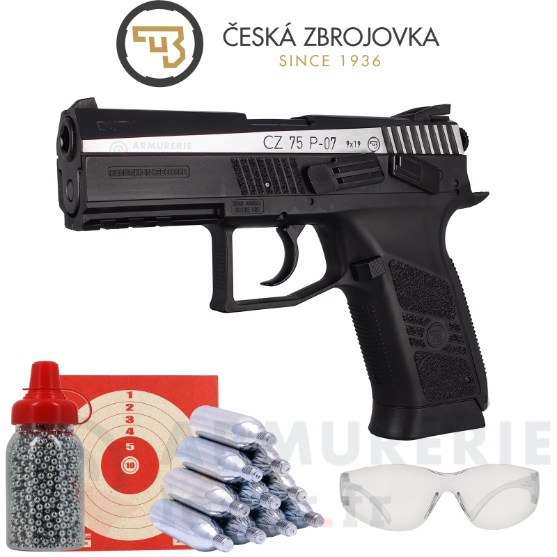 Pistolet automatique CZ 75 P-07 DUTY Dual tone (2J)
