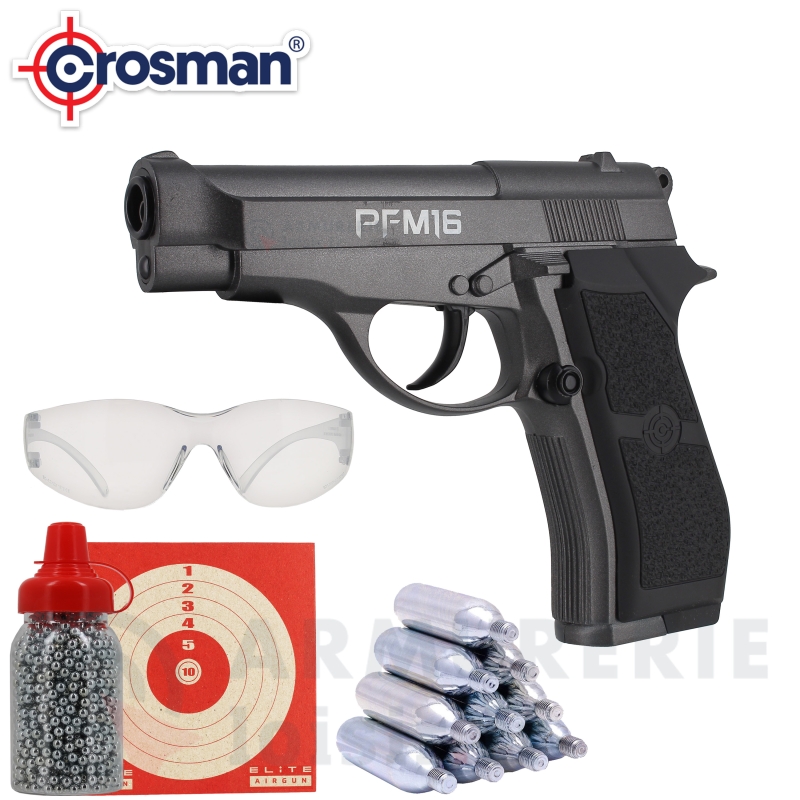 Pistolet Crosman PFM16 Compact 4.5mm BB's (2.5 joules)