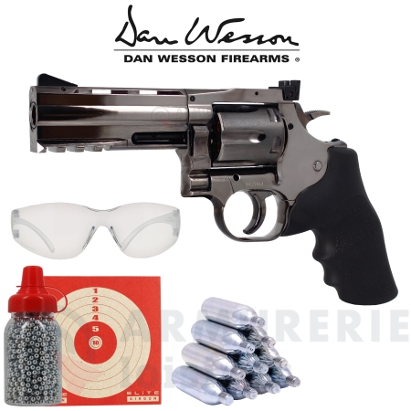 Revolver Dan Wesson 715 4 pouces steel grey CO2 4,5...