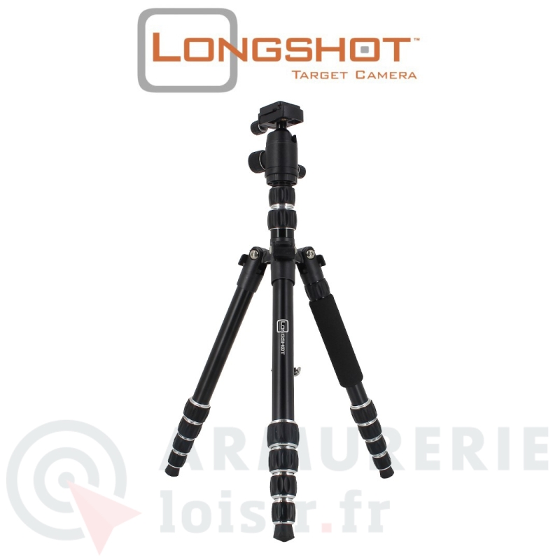 Trepied aluminium pliable Longshot Target Camera 1m50