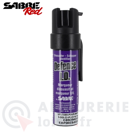 Marqueur dissuasif Sabre Red Defense ID avec...