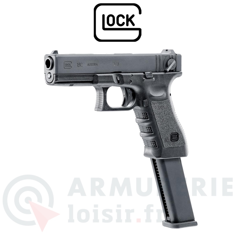 Pistolet Umarex Glock 18C Gaz full auto 6mm BB (1 joule)