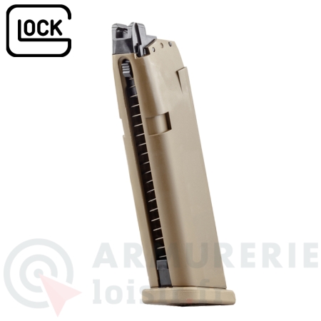 Chargeur Umarex Glock 19X VFC 6mm 22 coups gaz - Coyote