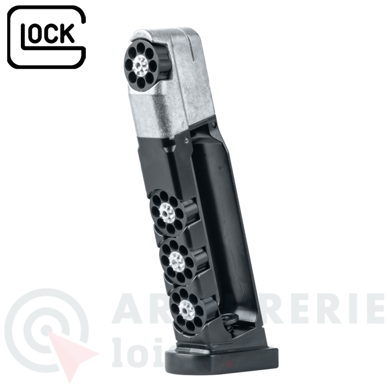 Chargeur Umarex Glock 17 4.5 mm Plomb ou BBs 8 coups