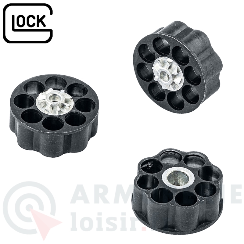 3 barillets 8 coups Umarex Glock 17 diabolo 4.5 mm
