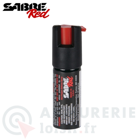 A&eacute;rosol de d&eacute;fense Sabre Red poivre OC 16.2 ml