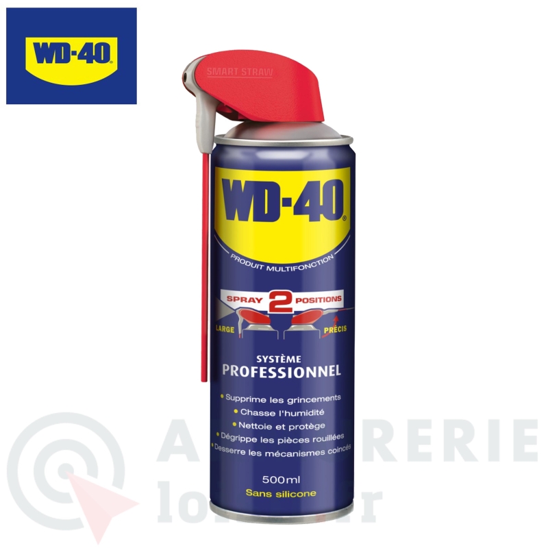 Spray multifonction 2 positions WD-40 - 500ml