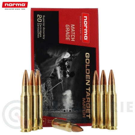 Boite de 20 cartouches Norma Golden Target 308 win...