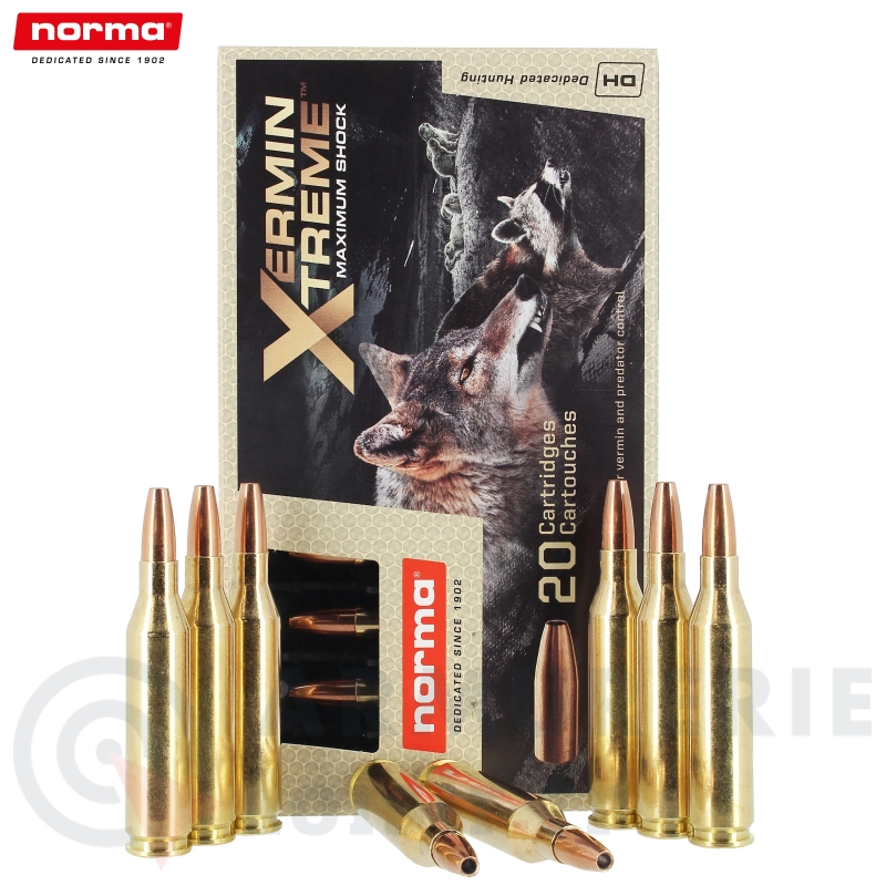 20 Cartouches Norma Vermin Xtreme - 243 Win (76gr)