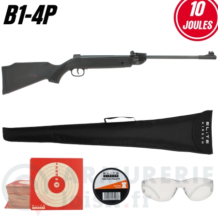 Pack carabine &agrave; plomb Snowpeak B1-4P 4.5mm (10 joules)