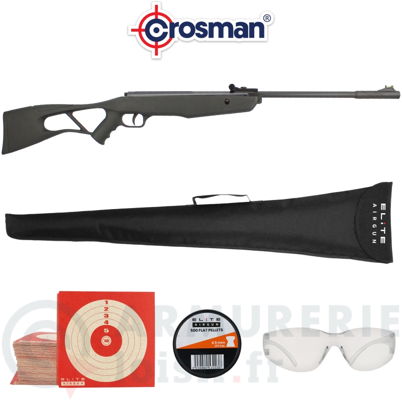 Pack carabine Crosman INFERNO 4,5mm (10 Joules)