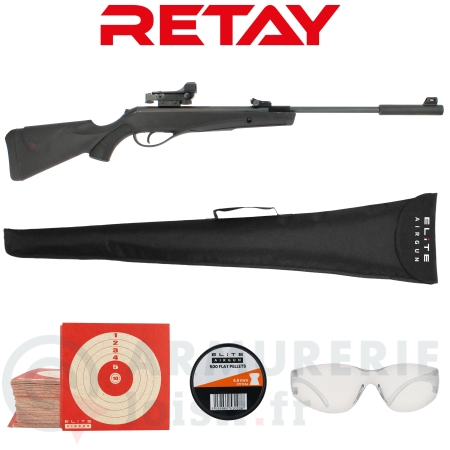 Pack carabine Retay 70S point rouge 4.5mm (10 joules)
