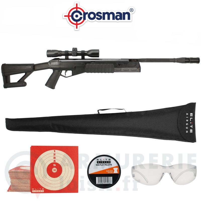 Pack carabine Crosman TR77 NPS 4.5mm (19.9 joules)
