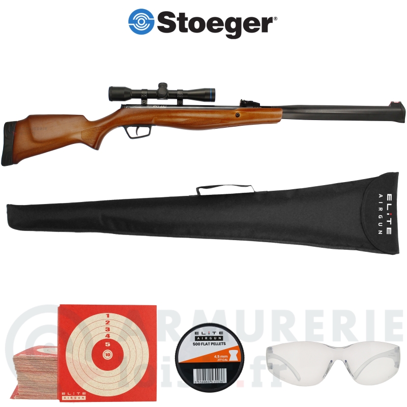 Carabine Stoeger RX20 S3 bois Suppressor 4.5 mm (19.9 joules)