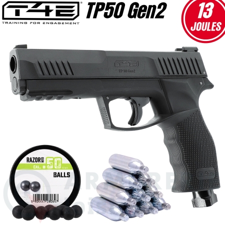 Pistolet Umarex TP50 Gen2 (HDP50) T4E CO2 - .50 (13...