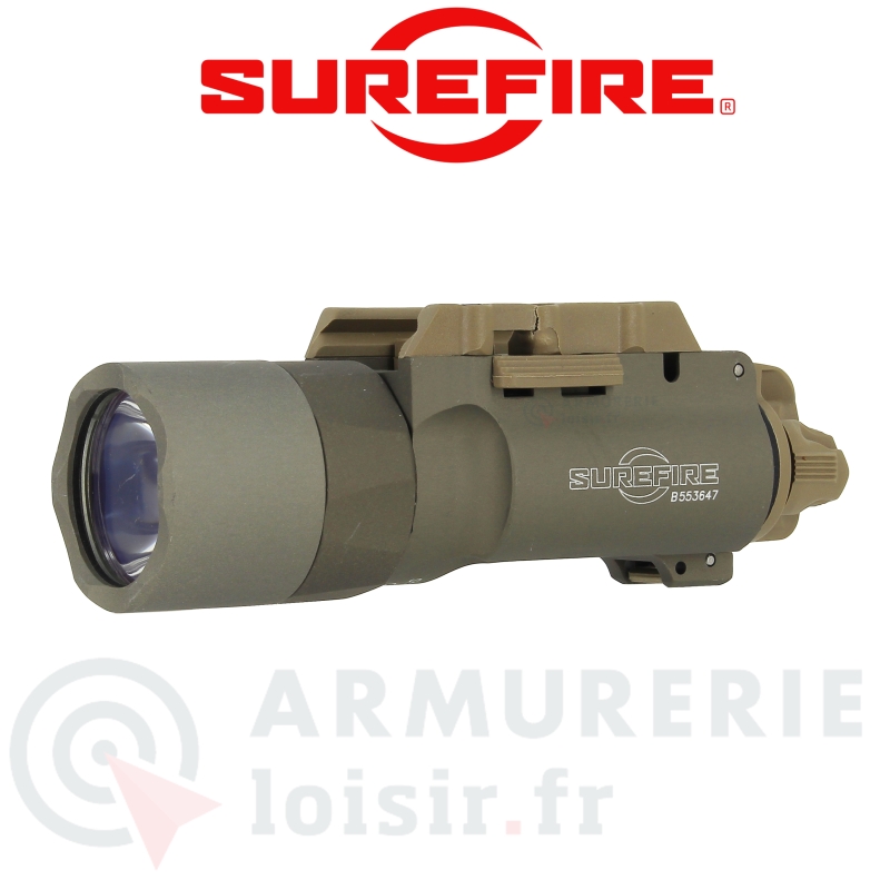 Lampe Surefire X300U Tan montage Picatinny (1000 Lumens)