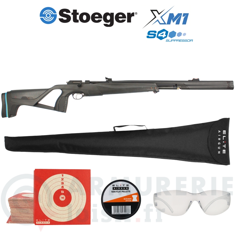 Carabine PCP STOEGER XM1 S4 Suppressor cal. 4,5 mm (19.9 Joules)