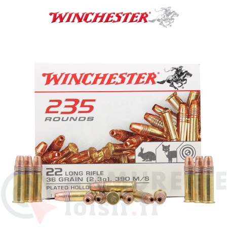 235 munitions Winchester Plated Hollow Point - 22LR