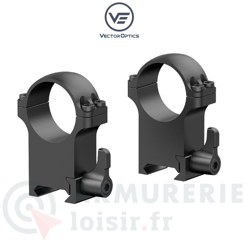 Colliers haut Vector Optics X-ACCU QD Picatinny (&Oslash;30 mm)