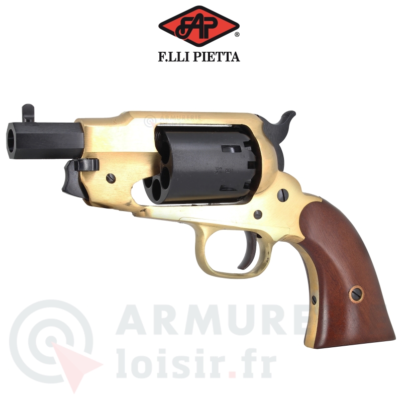 Revolver Pietta Remington Texas 1858 canon 3" - 44 PN