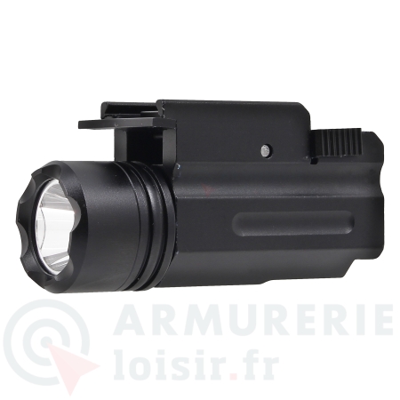 Lampe tactique Flashlight Delta Tactics rail...